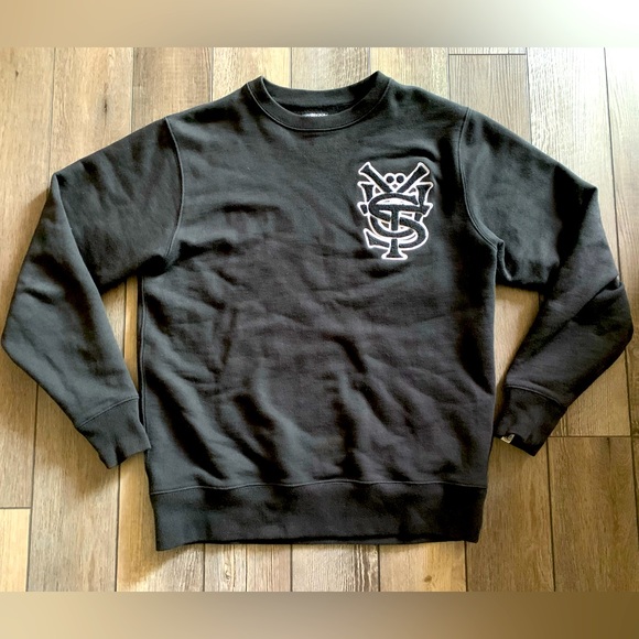 ★*★様 old stussy MA-1 stussy crew Basic Stüssy Crew – Navy | Crew Sweats | Stüssy